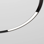 Slim Magnetic Трековый светильник для радиусного шинопровода 16W 4200K Planar чёрный Ø 800мм 85180/01