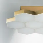 750073 Люстра потол FAVO LED-35W 1680LM Satin Gold 4000K Lightstar