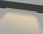 Светильник светодиодный трековый Magnetic 48V 10mm GL2320 BK черный IP20 10W 3CCT 3000/4200/6400K 200*10*37