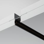 Шинопровод 1м встраиваемый под ГКЛ 12,5мм Basity, черный, TRX172-121B. TM Maytoni