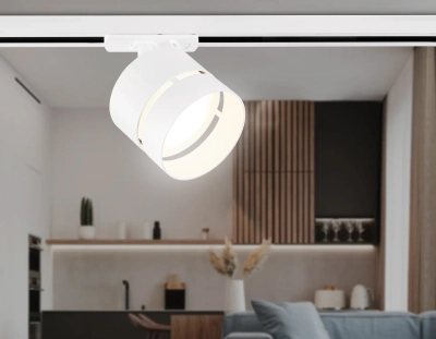 Светильник трековый GL5375 WH белый GX53 max 12W
