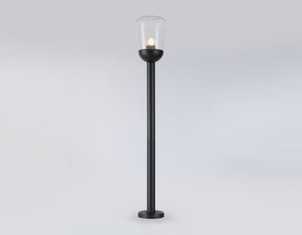 Светильник уличный ландшафтный ST2092 BK/CL черный/прозрачный IP54 E27 max 40W D150*950