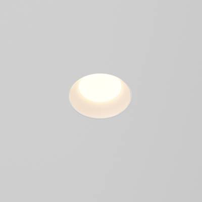 Встраиваемый светильник Okno 3000-4000-6000K 8W 100° IP 44 DL055-8W3-4-6K-TRS-W. TM Maytoni