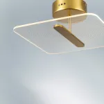 738043 Люстра ACRILE 14W LED 1236LM 120G ЗОЛОТО 3000K Lightstar