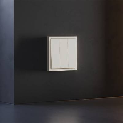 VLS000513 Клавиши для выключателя/переключателя трехклавишного, S70 (хлопок). (ТМ Maytoni)