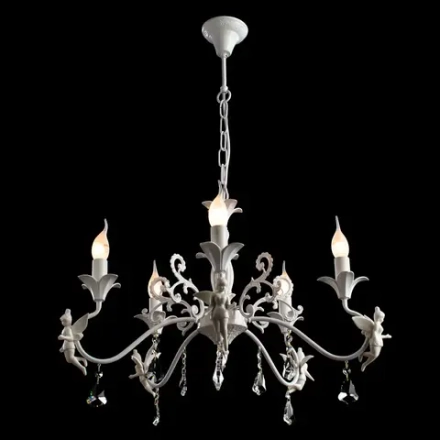 Подвесная люстра Arte Lamp ANGELINA A5349LM-5WH, 5хE14