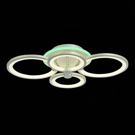 SLE200392-04 Светильник потолочный Серебристый/Белый LED 1*100W 3000-6000K