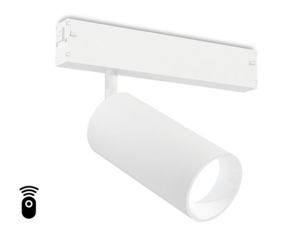 Светильник светодиодный диммируемый для шинопровода Magnetic 220V GL1221 WH белый IP20 18W 3000K-6400K 36° D55*120 (Без ПДУ)