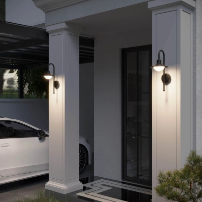 SL9512.401.01 Светильник уличный настенный ST-Luce черный/Прозрачный LED 1*10W 4000K