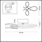3773/20WL LEDIO LN19 000 белый Бра LED 20W 4000К 1560Лм 220V LANE