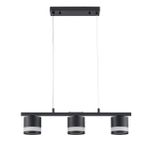 8240/3 COMFI LN25 черный, металл/акрил Светильник подвесной LED GX53 3*7W 220V LANIKA
