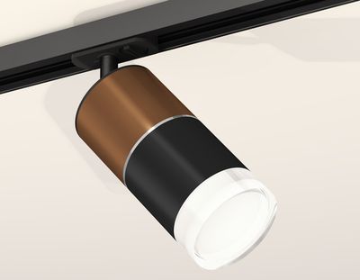 Комплект трекового светильника с акрилом XT7402061 SBK/SCF/PBK/CL черный песок/кофе песок/прозрачный MR16 GU5.3 (A2537, C7404, A2070, C7402, N7160)