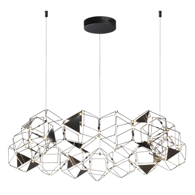 5087/68L L-VISION ODL25 293 черный хром/металл Люстра LED 68W 4000K 3740Лм TRELLIS
