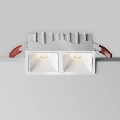 Встраиваемый светильник Альфа / Alfa LED 20 Вт 4000 К 50°, DL043-02-10W4K-SQ-W-1. TM Maytoni