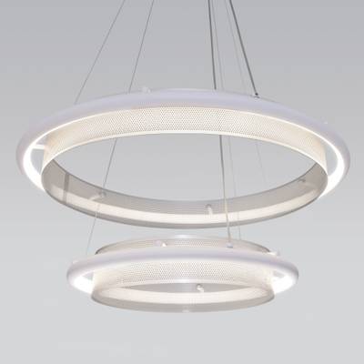 Умный подвесной светильник 90241/2 белый/ серебро Smart