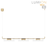6560/6 SUSPENTIONI LN26 282 золотой/прозрачный/металл/стекло Подвес G9 6*20W 220V TORONTO