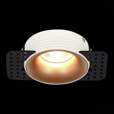 ST218.528.01 Св-к встр. Белый GU10 1*50W  IP20 D85xH30 165-265V Без ламп