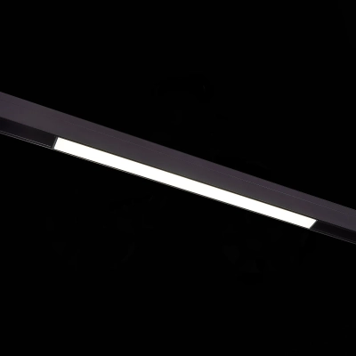 ST360.436.12 Магнитный трековый светильник Черный LED 1*12W 3000K 780Lm Ra>80 120 IP20 L406xW22xH44 48V