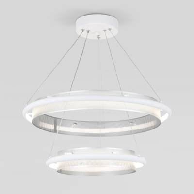 Умный подвесной светильник 90241/2 белый/ серебро Smart