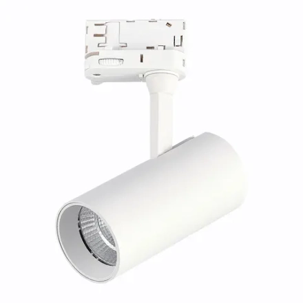 ST661.536.10 Св-к трек. Белый LED 1*10W 3000K 800Lm Ra>90 38° IP20 L130xW60xH195 165-265V