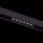 ST361.436.06 Магнитный трековый светильник Черный LED 1*6W 3000K 532Lm Ra&gt;80 36° IP20 L115xW22xH44 48V
