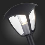 SL081.405.01 Светильник уличный наземный ST-Luce Черный/Черный, Прозрачный E27 1*40W