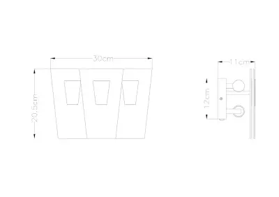 Настенный светильник Arte Lamp SOPHIA A4066AP-2PB, 2хE14