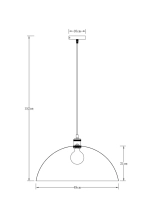 Подвесной светильник Arte Lamp CAPPELLO A7056SP-1BK, 1хE27