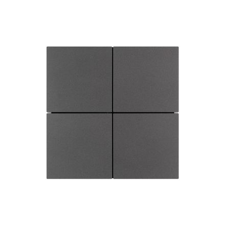 INTELLIGENT ARLIGHT Кнопочная панель KNX-304-23-IN Black (BUS, Frameless) (IARL, IP20 Металл, 2 года)