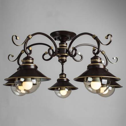 Потолочная люстра Arte Lamp GRAZIOSO A4577PL-5CK, 5хE27