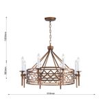 Подвесная люстра Eques 2878-8P. ТМ Favourite