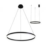08213,19A(3000K) Подвес Тор черный d60 h150 Led 36W (3000K) 2 типа крепления