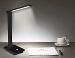Светодиодная настольная лампа с диммером DE503 BK черный LED 3000-6400K 9W