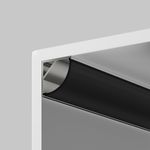 Рассеиватель для профиля 16×16 (Дуга, Чёрный, 2 м), ALM-1616R-B-DF-2M 642027. TM Maytoni