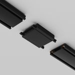 Коннектор питания прямой Radity черный, TRA084C-11B. TM Maytoni