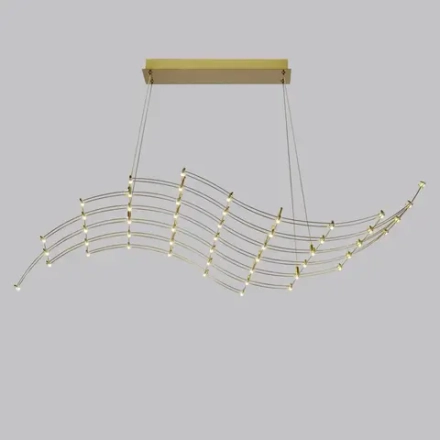 7058/45L HIGHTECH ODL25 289 Подвесной светильник нерж/сталь золото IP20 LED 3000K 220V WELKIN
