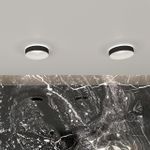 370784 SPOT NT21 334 белый/черный Светильник встраиваемый влагозащищенный IP44 GU10 9W 220V WATER