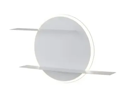 Настенный светодиодный светильник с полками FW102 WH/S белый/песок LED 4200K 28W 420*250*120