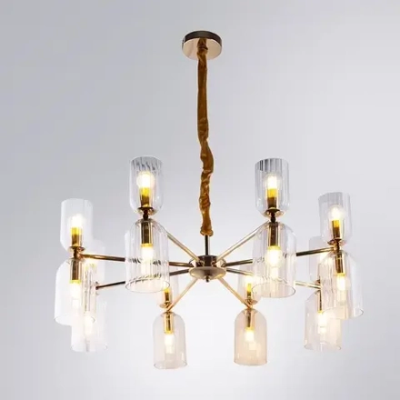 Подвесная люстра Arte Lamp CHARM A1623LM-16GO, 16хE14