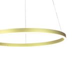 08213,32P(3000K) Подвес Тор светлое матовое золото d60 h150 Led 36W (3000K) 2 типа крепления