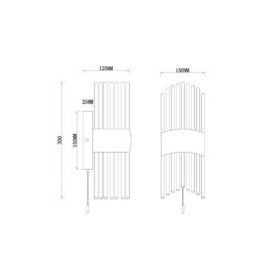Настенный светильник Arte Lamp MONTREAL A1034AP-2CC, 2хE14