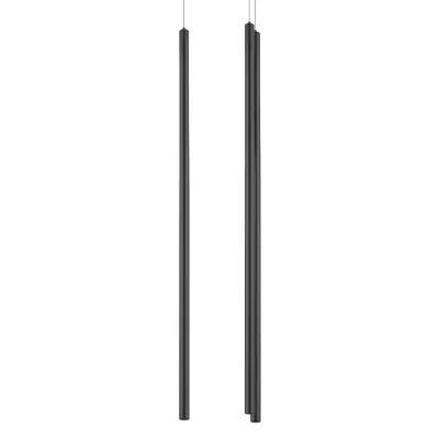 L5T747437 Люстра TUBO LED 25W 1500LM 25G ЧЕРНЫЙ 3000K (574727+747437 (5шт)