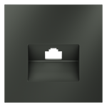 VLS001306 Накладка для розетки компьютерной RJ45 кат.6, S70 (титан). (ТМ Maytoni)