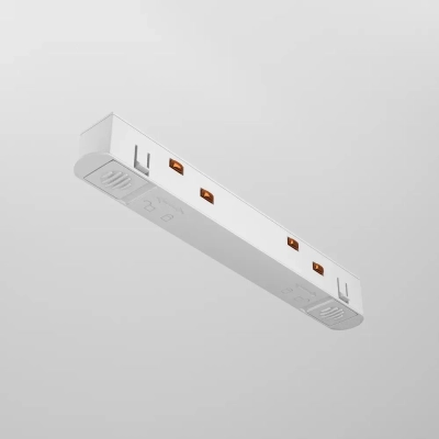 Коннектор питания прямой Exility белый, TRA034PC-42W. TM Maytoni
