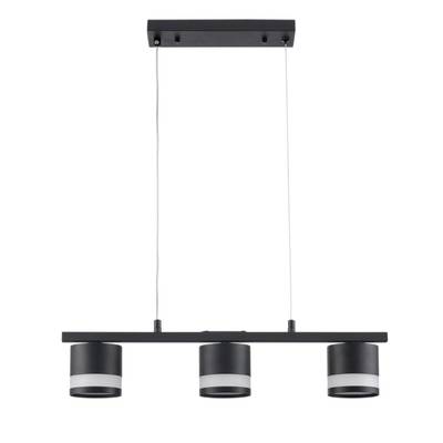 8240/3 COMFI LN25 черный, металл/акрил Светильник подвесной LED GX53 3*7W 220V LANIKA