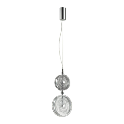 5416/13LA L-VISION ODL_EX23 144 хром/серый/св.серый металл/стекло Подвес LED 13W 4000K CARAMELLA