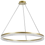 736181 Люстра ROTONDA 51W LED 2808LM 180G ЛАТУНЬ 3000K