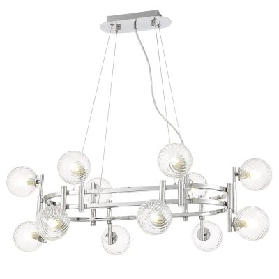 Люстра Crystal Lux LUXURY SP12L CHROME 2271/312N