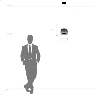 804008 Люстра CUPOLA LED 9W 450LM ЗОЛОТО/ДЫМЧАТЫЙ 3000K Lightstar