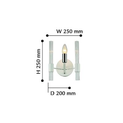 Бра Supreme 2539-1W, 1*E14*40W. ТМ F-Promo